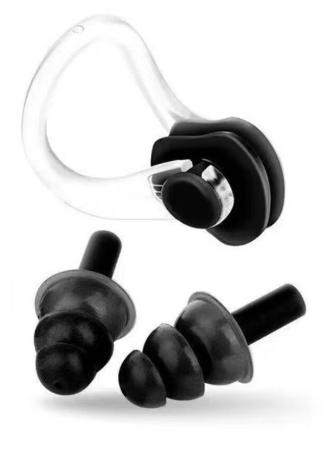 جاياتو مجموعة نظارات سباحة للبالغين مضادة للضباب ذات نظارات سباحة عالية الوضوح مزودة بأغطية سباكة - Image 4